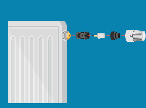 Illustration of the operation of the heating controller