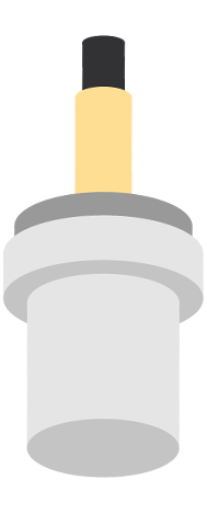 Illustration of a thermostatic element